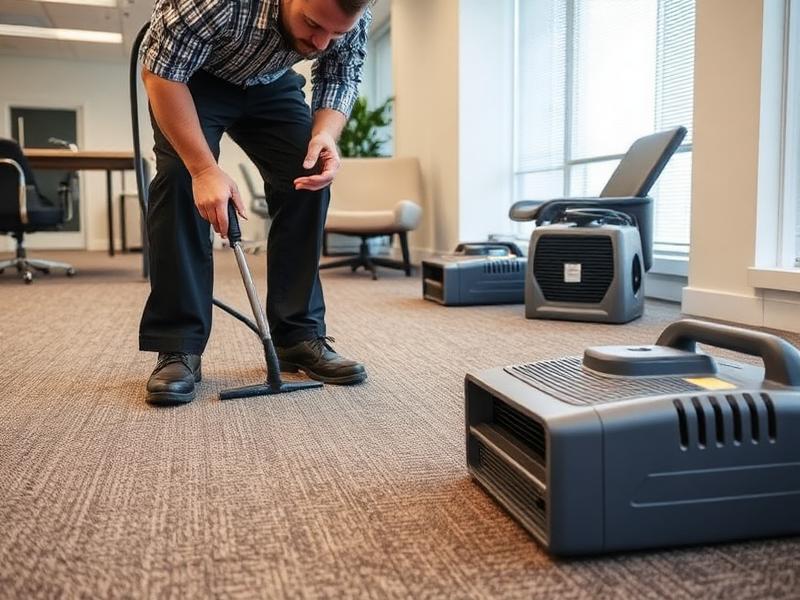 Carpet grooming and speed drying service