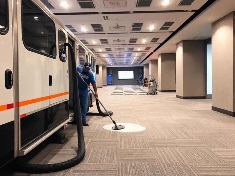 Hot water extraction carpet cleaning service