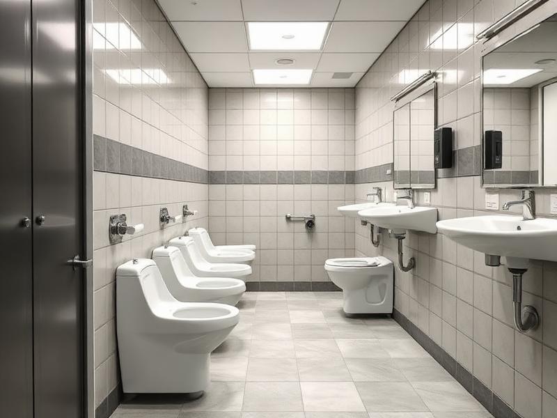 Janitorial restroom cleaning and supply management