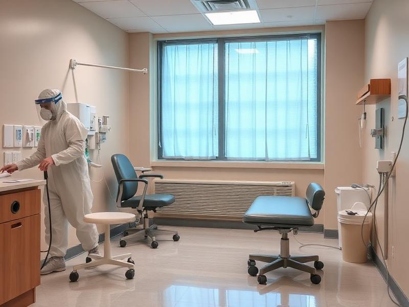 Medical exam room disinfection and sanitization service