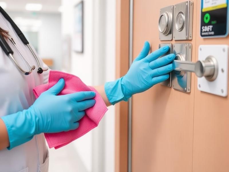 Medical touchpoint sanitation and nurse station cleaning