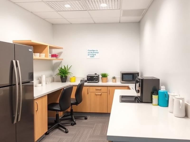 Office kitchenette and breakroom cleaning service