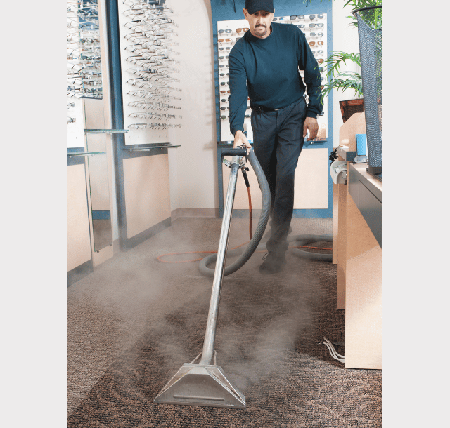 MedBrite vinyl tile floor care and carpet disinfecting services